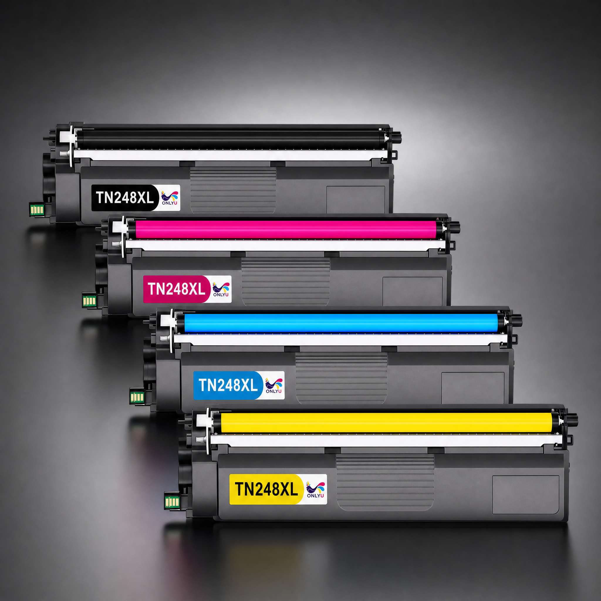 ONLYU TN248XL Toner 4-Pack Kompatibel Brother TN-248XL CMYK
